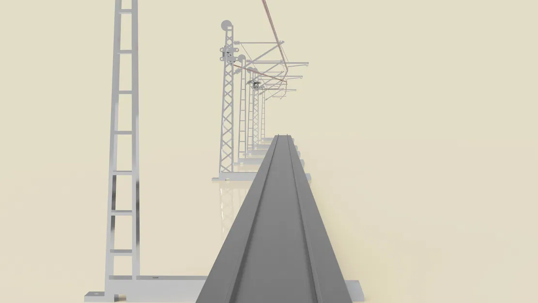 Hệ thống dây điện trên cao H0 cho Märklin M-Gleis - Image 5