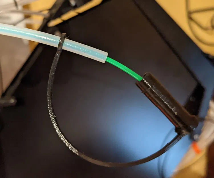 Nắp ống PTFE kèm chặn filament và dây giữ (retaining strap) - Image 2