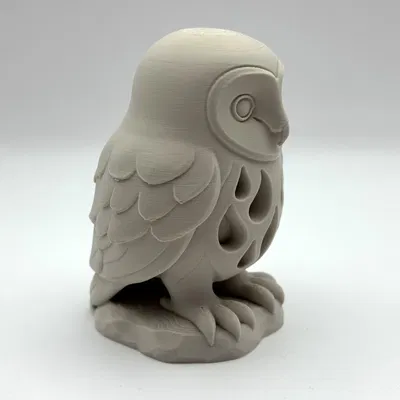 Tượng Cú Lửa (Flame Owl Statue)