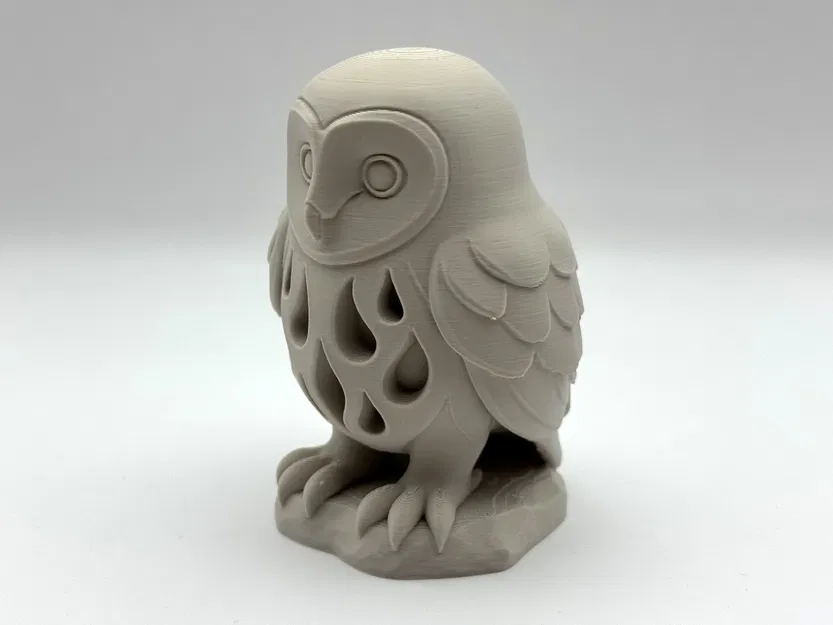 Tượng Cú Lửa (Flame Owl Statue) - Image 3