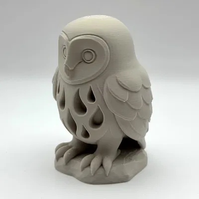 Tượng Cú Lửa (Flame Owl Statue)