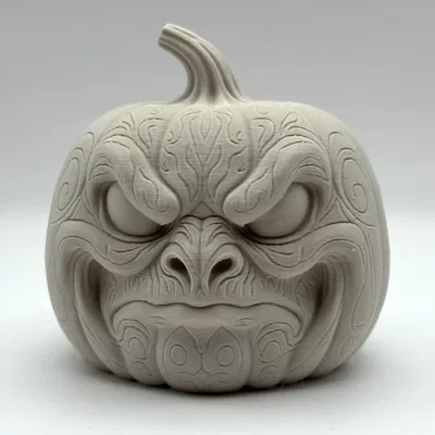 Ornament Bí Ngô Giận Dữ (Angry Pumpkin Ornament)