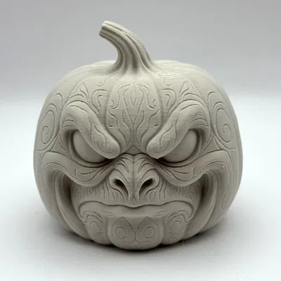 Ornament Bí Ngô Giận Dữ (Angry Pumpkin Ornament)