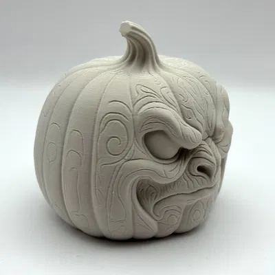 Ornament Bí Ngô Giận Dữ (Angry Pumpkin Ornament)