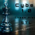 The Cyber Queen | Chesspiece – Nữ Hậu Cyber (Quân cờ) - Thumbnail 1