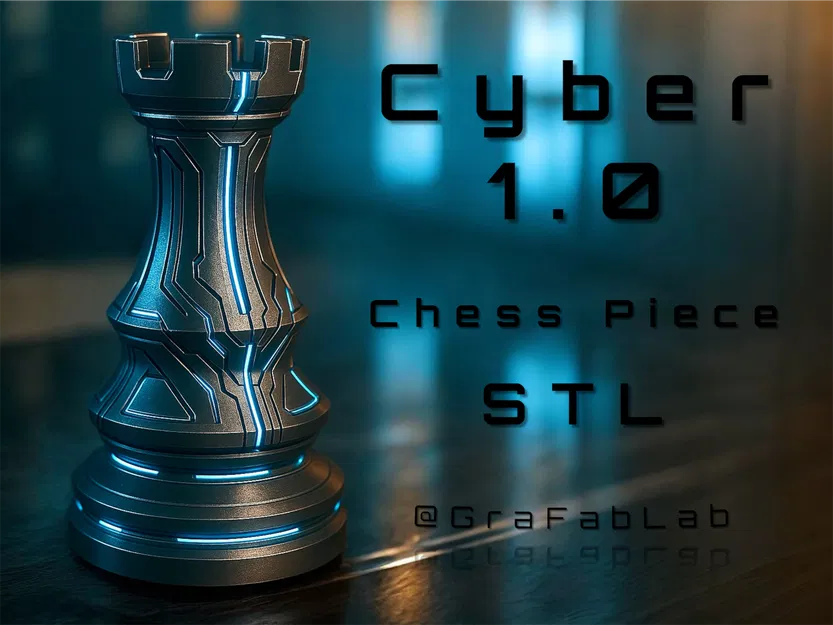 The Cyber Rook – Quân Xe Cờ Vua (Chesspiece) - Image 1