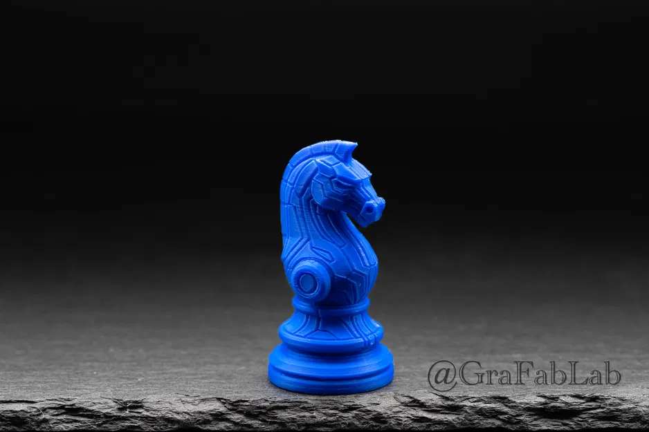 The Cyber Knight - Chesspiece (Quân Mã Cyber) - Image 2