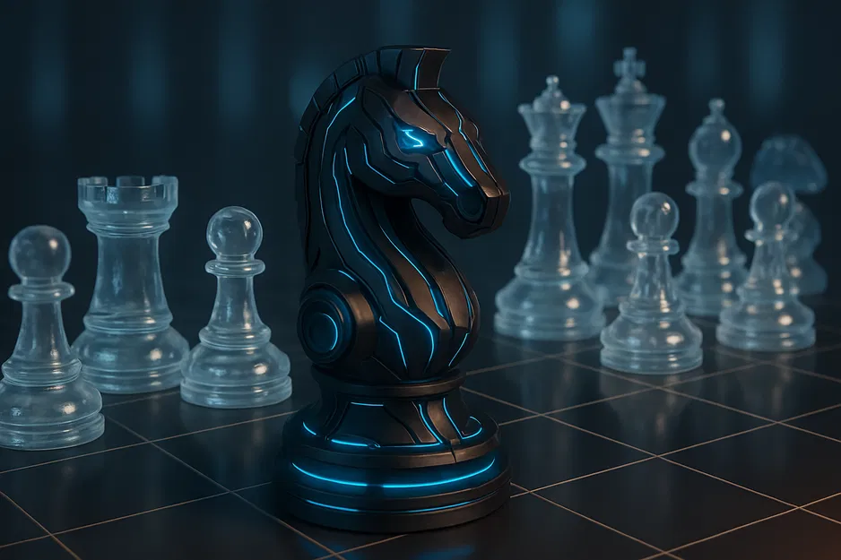 The Cyber Knight - Chesspiece (Quân Mã Cyber) - Image 5