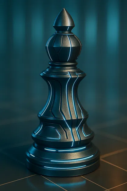 Cyber Bishop – Quân Tượng (Chesspiece) phong cách tương lai - Image 4