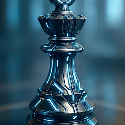 The Cyber King - Quân Vua Cờ Vua (Chesspiece)