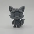 Cáo Steampunk Dễ Thương – Figurine/Móc Khóa - Thumbnail 1