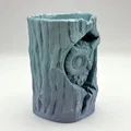 Tượng Cú Trong Khúc Gỗ (Owl in Log Figure) - Thumbnail 2