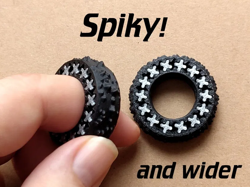 Vòng nhẫn gear fidget gai nhọn (Spiky Fidget Gear Ring) - Image 1