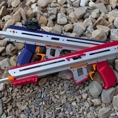 FLP-08 Falx Nerf Blaster Sheet Metal/In 3D