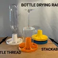 Kệ úp chai Bottle Drying Rack (mô-đun, xếp chồng) - Thumbnail 1