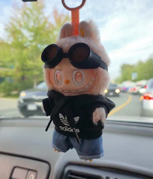 Kính hàn Steampunk/Cyberpunk cho Labubu (Labubu Steampunk/Cyberpunk Welding Goggles) - Image 1