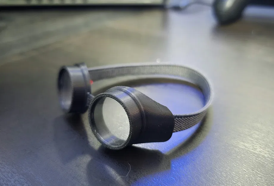 Kính hàn Steampunk/Cyberpunk cho Labubu (Labubu Steampunk/Cyberpunk Welding Goggles) - Image 2