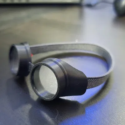 Kính hàn Steampunk/Cyberpunk cho Labubu (Labubu Steampunk/Cyberpunk Welding Goggles)