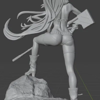 Mô hình 3D Yoko Littner