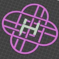 Logo Huntrix (phẳng, đa màu) - Thumbnail 3