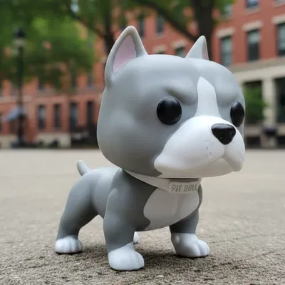 Pitbull Funko Pop - Mẫu mô hình chó Pitbull kiểu Funko