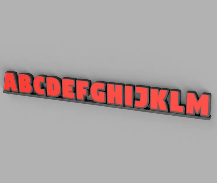 Chữ cái & số phát sáng WLED (cao 20 cm) – đủ bộ alphabet và numbers - Image 2