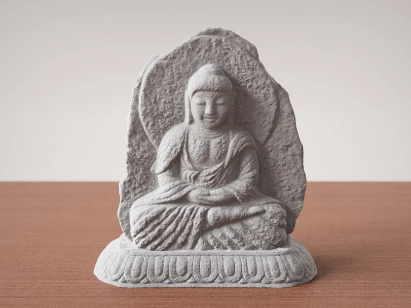 Buddha Carving – Tượng Phật khắc đá 3D scan - Image 1
