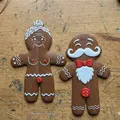 Lebkuchen-Duo (Bà & Ông Claus) – bộ 2 bánh gừng bề mặt mịn - Thumbnail 1