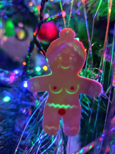 Lebkuchen-Duo (Bà & Ông Claus) – bộ 2 bánh gừng bề mặt mịn - Image 2