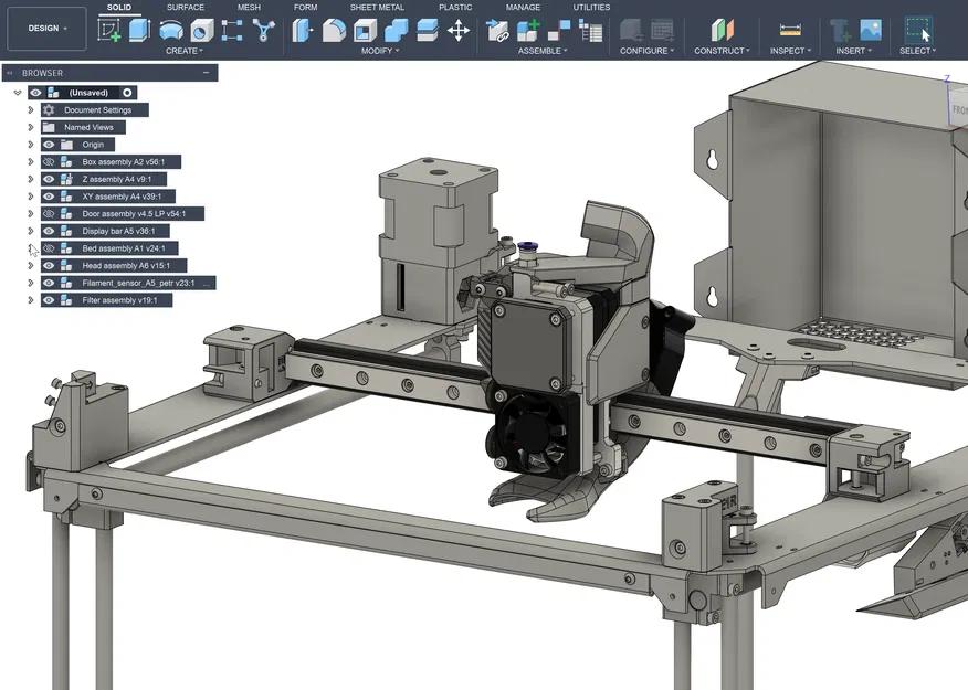 Prusa CORE One - Full CAD Assembly (Bộ lắp ráp CAD đầy đủ) - Image 3