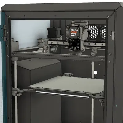 Prusa CORE One - Full CAD Assembly - English, Color V2