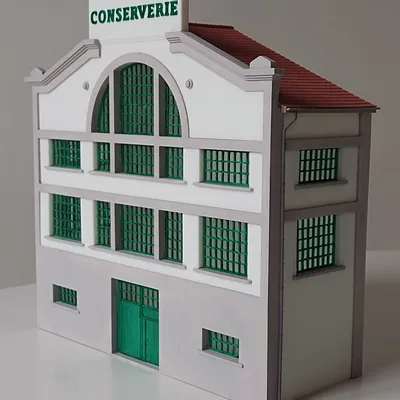 [HO] Kit nhà xưởng công nghiệp làm phông nền