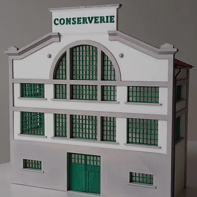 [HO] Kit nhà xưởng công nghiệp làm phông nền