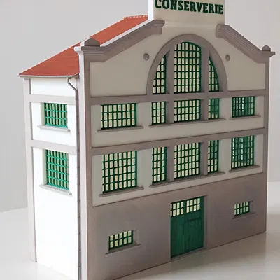 [HO] Kit nhà xưởng công nghiệp làm phông nền