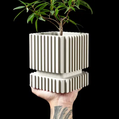 Chậu trồng cây Stripes của MODERN MACHINE