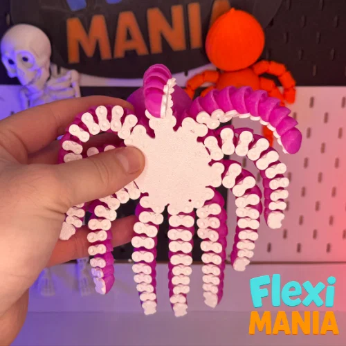 Flexi Octopus | Bạch tuộc khớp nối Print-in-Place – Không cần supports - Image 2