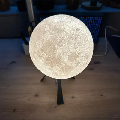 Remix “Design Moon Lamp” tối ưu để in trên Prusa Core One