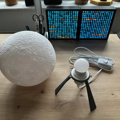 Remix “Design Moon Lamp” tối ưu để in trên Prusa Core One