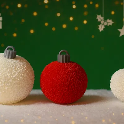 Dây treo cây thông Noel Snowball (Christmas tree ornament string Snowball)