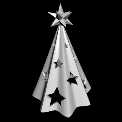 Chân nến hình cây thông Noel 2