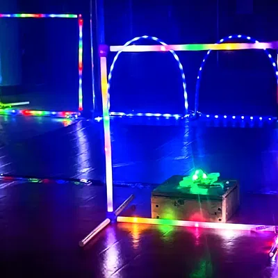 Cổng LED Tinywhoop từ ống PEX 1/2 inch