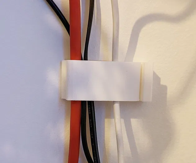 Kẹp dây cáp print-in-place dùng băng keo dán hai mặt - Image 2