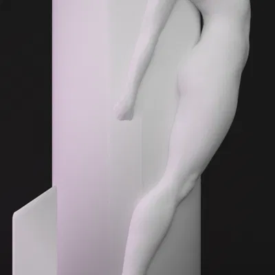 Ốp đựng bật lửa Bic – cô gái nude 2 (Bic Lighter Case nude Girl 2)