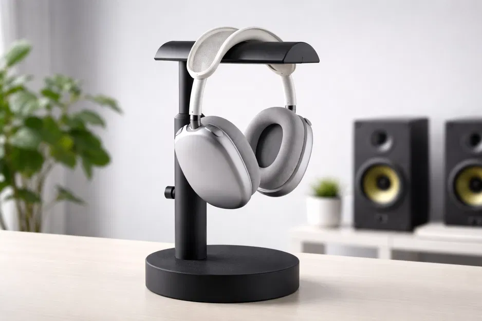 Giá đỡ tai nghe để bàn chỉnh được – holder telescopic tối giản, phong cách hiện đại - Image 1