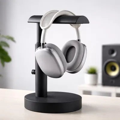 Giá đỡ tai nghe để bàn chỉnh được – holder telescopic tối giản, phong cách hiện đại