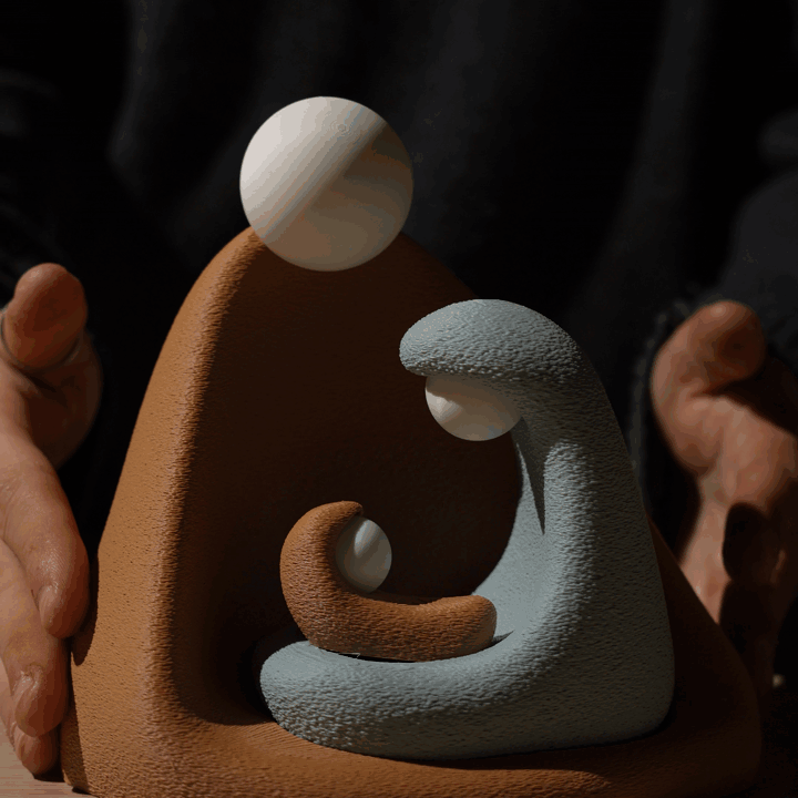 Bộ Hang Đá Tối Giản (Minimal Nativity) - Trang Trí Giáng Sinh - Image 2