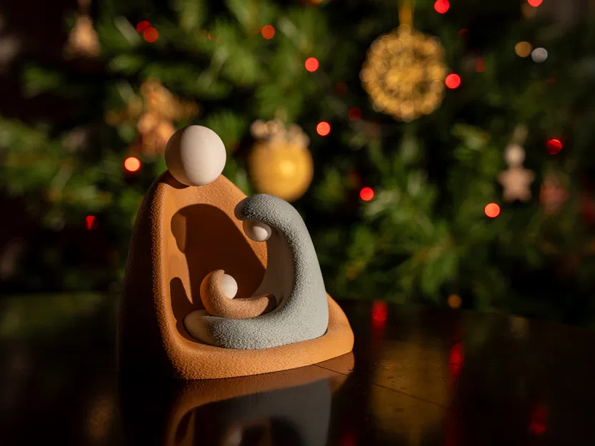 Bộ Hang Đá Tối Giản (Minimal Nativity) - Trang Trí Giáng Sinh - Image 4