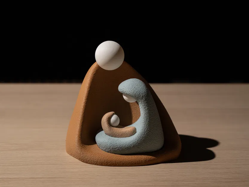 Bộ Hang Đá Tối Giản (Minimal Nativity) - Trang Trí Giáng Sinh - Image 6