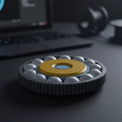 Fidget Spinner Bi Bearing [Dễ In - EASY to Print]