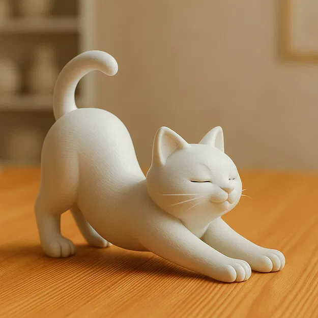 Mèo Vươn Mình (Stretching Cat) - Image 1